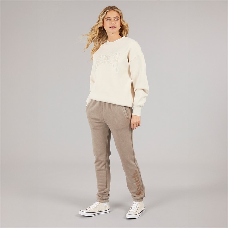 Bench Womens Lioh Oversized Sweatshirt Chalk - Image 4