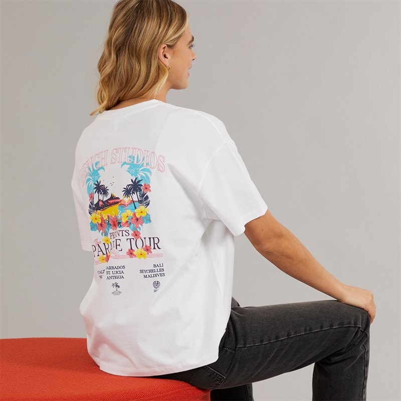 Bench Womens Craya T-Shirt White