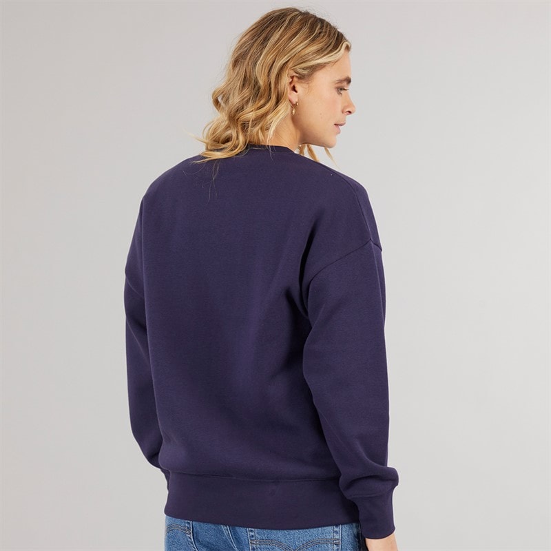 Bench Womens Rion Oversized Sweatshirt Deep Navy - Image 2