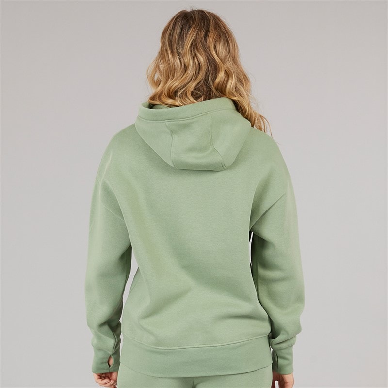 Bench Womens Riddy Oversized Hoodie Sage Green - Image 2