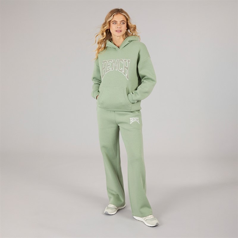 Bench Womens Riddy Oversized Hoodie Sage Green - Image 4