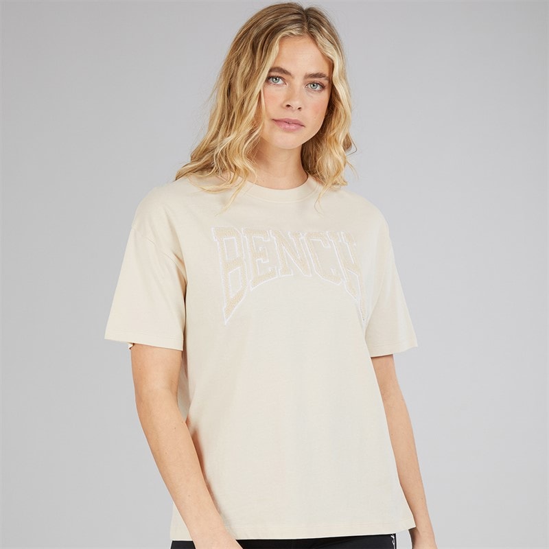 Bench Womens Zayah T-Shirt Chalk - Image 1