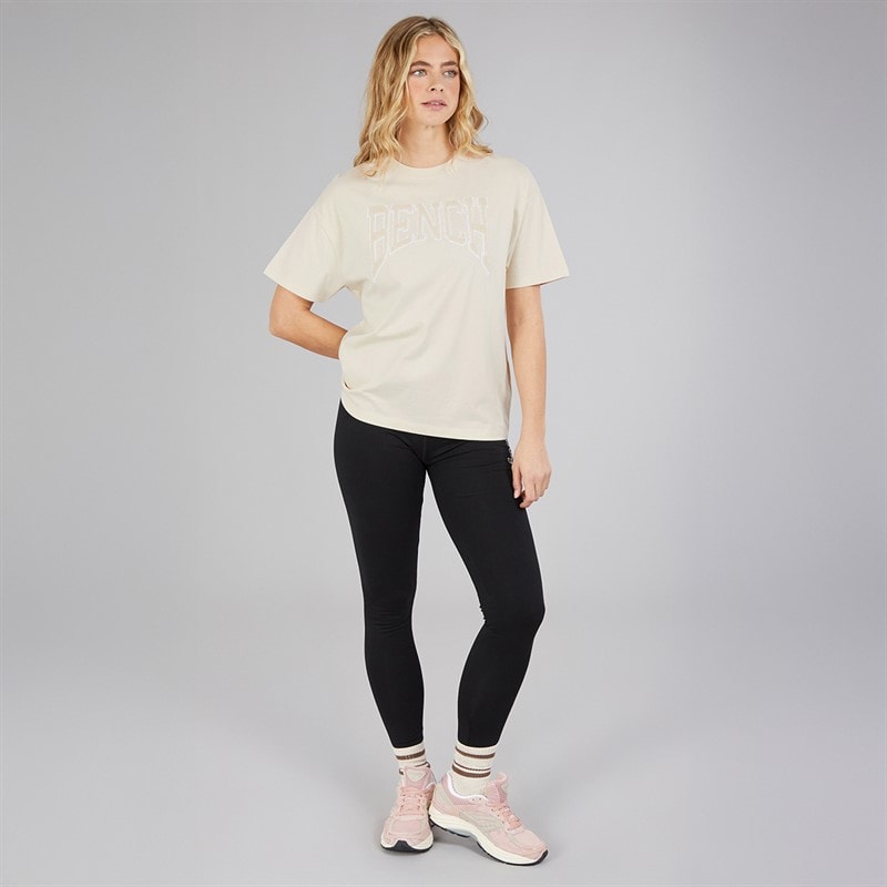 Bench Womens Zayah T-Shirt Chalk - Image 4
