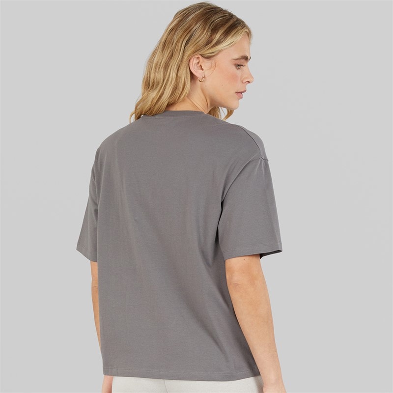 Bench Womens Jilen T-Shirt Charcoal - Image 2
