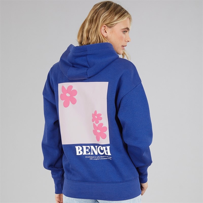 Bench Womens Milane Hoodie Cobalt Blue - Image 3