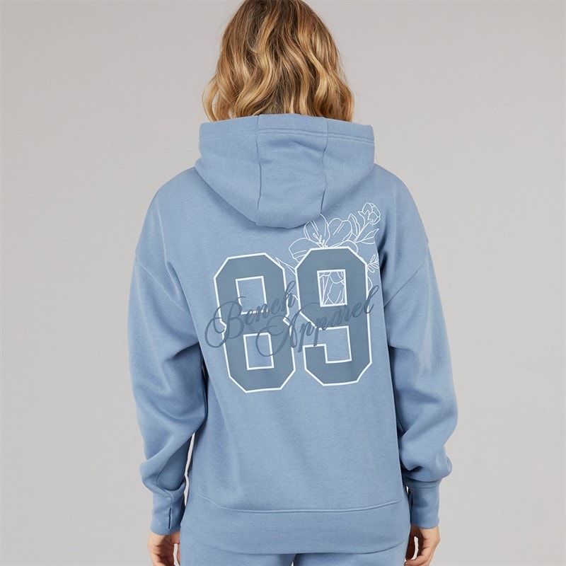 Bench Womens Pella Hoodie Dusky Blue - Image 3