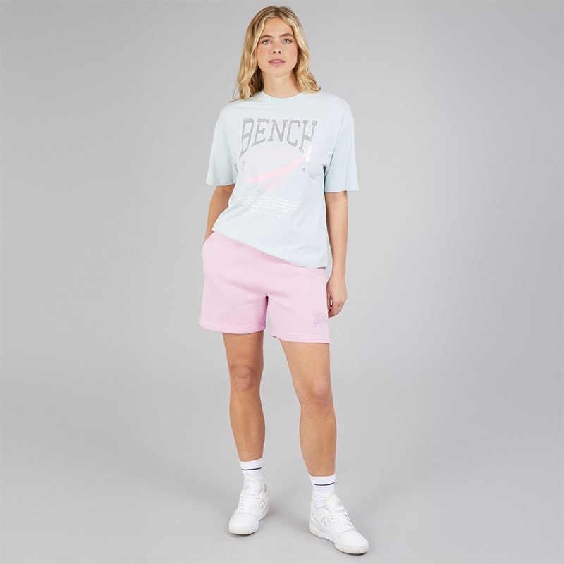 Bench Womens Jilen T-Shirt Light Blue - Image 4