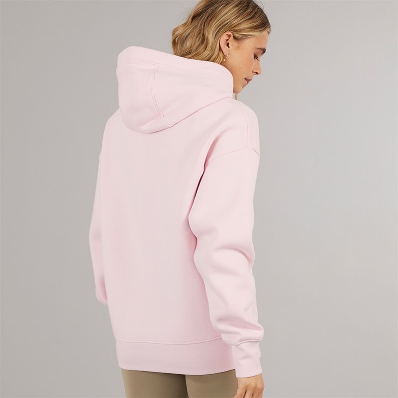 Bench Womens Riddy Oversized Hoodie Pink Frost - Image 2