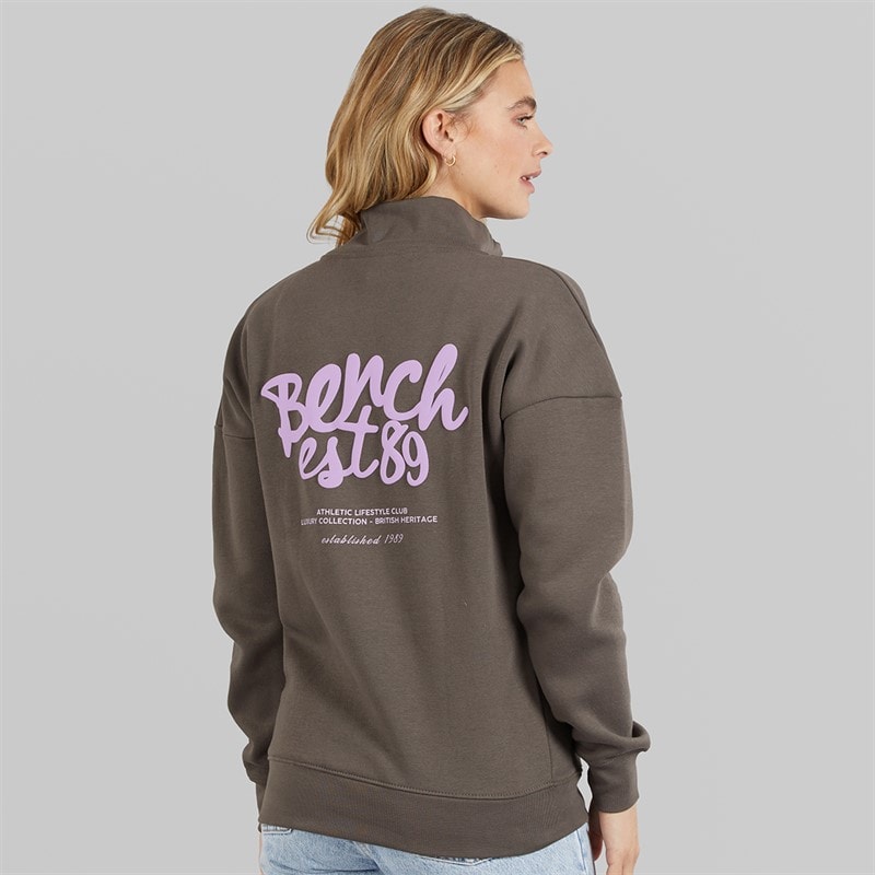 Bench Womens Casiah Sweatshirt Charcoal - Image 2