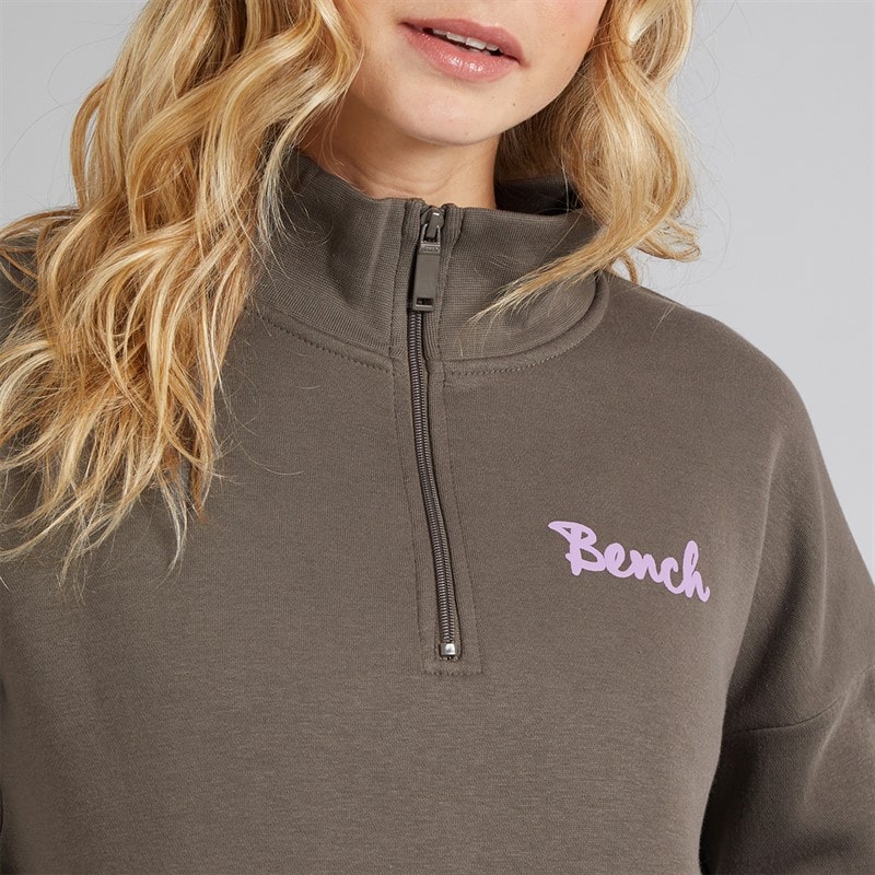Bench Womens Casiah Sweatshirt Charcoal - Image 5