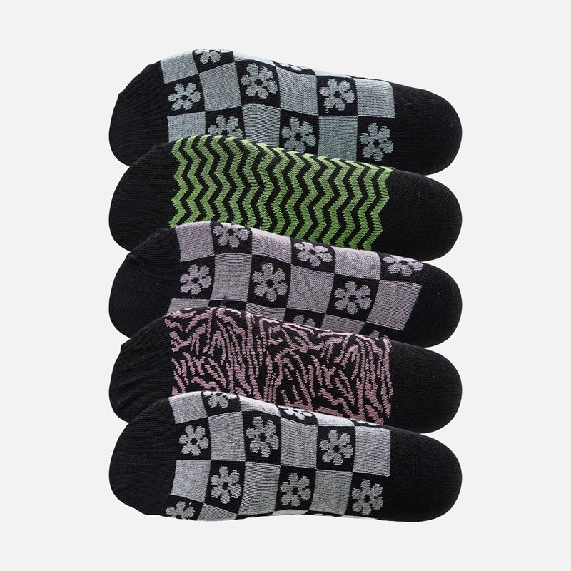 Bench Womens Merope Five Pack Dress Socks Black - Image 2