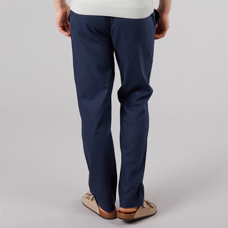 Bench Mens Semand Linen Blend Trousers Navy - Image 2