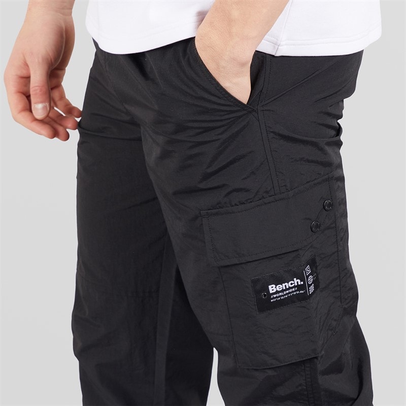 Bench Mens Azarin Cargo Pants Black - Image 3