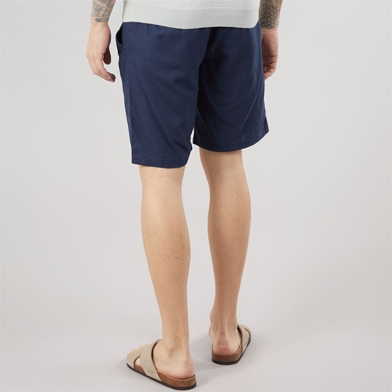 Bench Mens Setero Linen Shorts Navy - Image 2