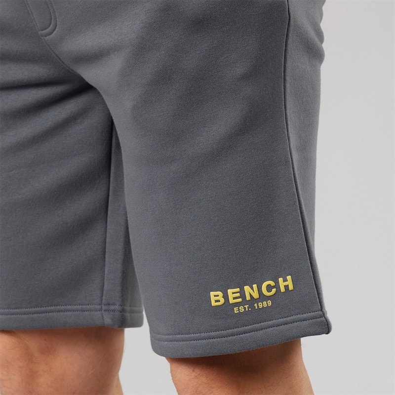 Bench Mens Nuvero T-Shirt And Shorts Set Steel Grey - Image 5