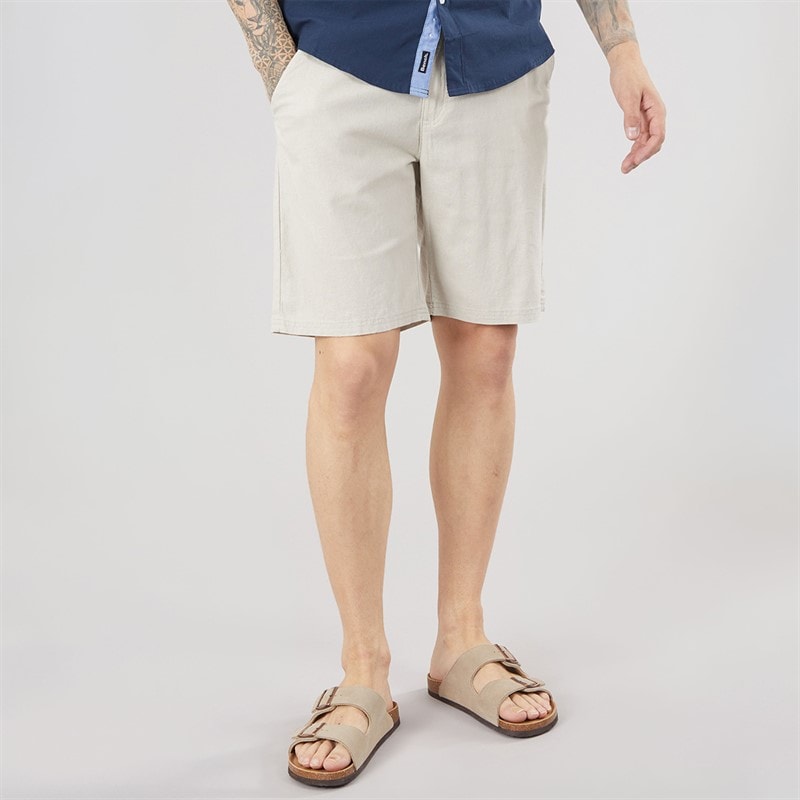 Bench Mens Setero Linen Shorts Sand