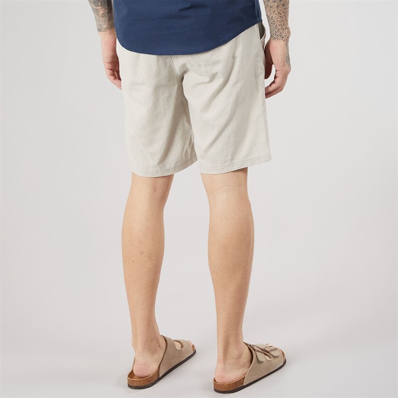 Bench Mens Setero Linen Shorts Sand - Image 2