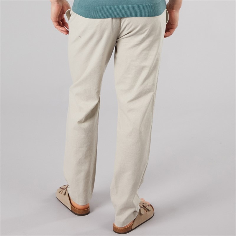 Bench Mens Semand Linen Blend Trousers Sand - Image 2