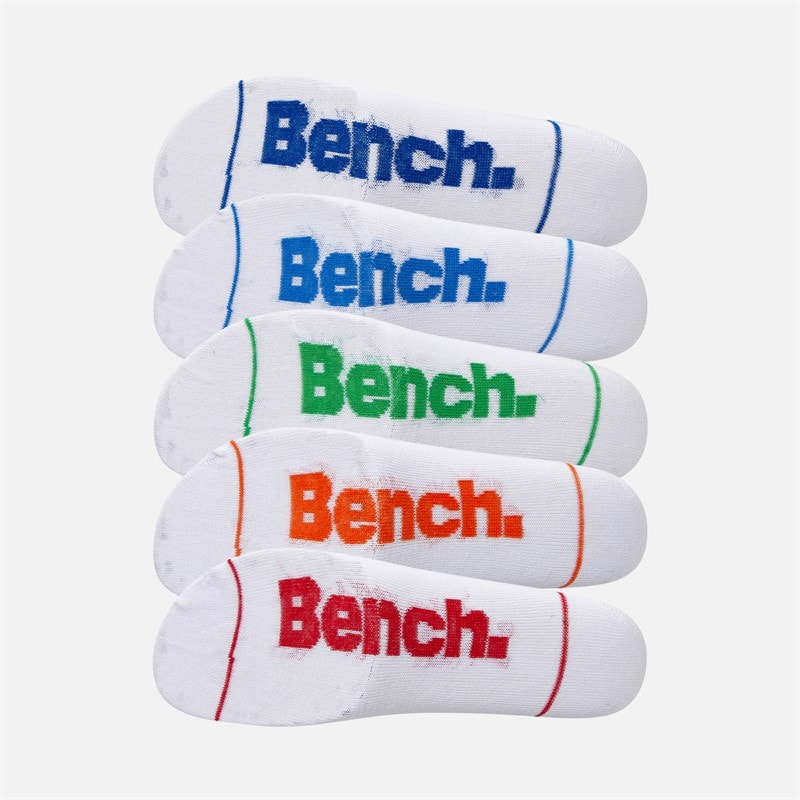Bench Boys Birol Ten Pack Trainer Socks White - Image 2