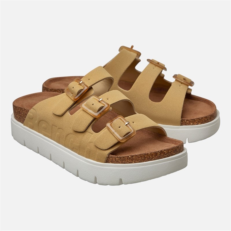 Bench Womens Ushuaia Triple Buckle als Sand - Image 5