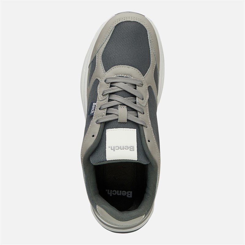 Bench Mens Derker Trainers Dove/Grey Dove / Grey - Image 4