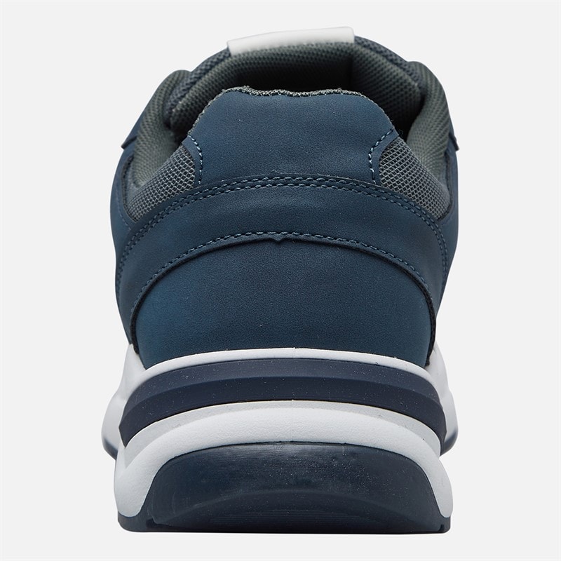 Bench Mens Derker Trainers Navy/Grey - Image 3