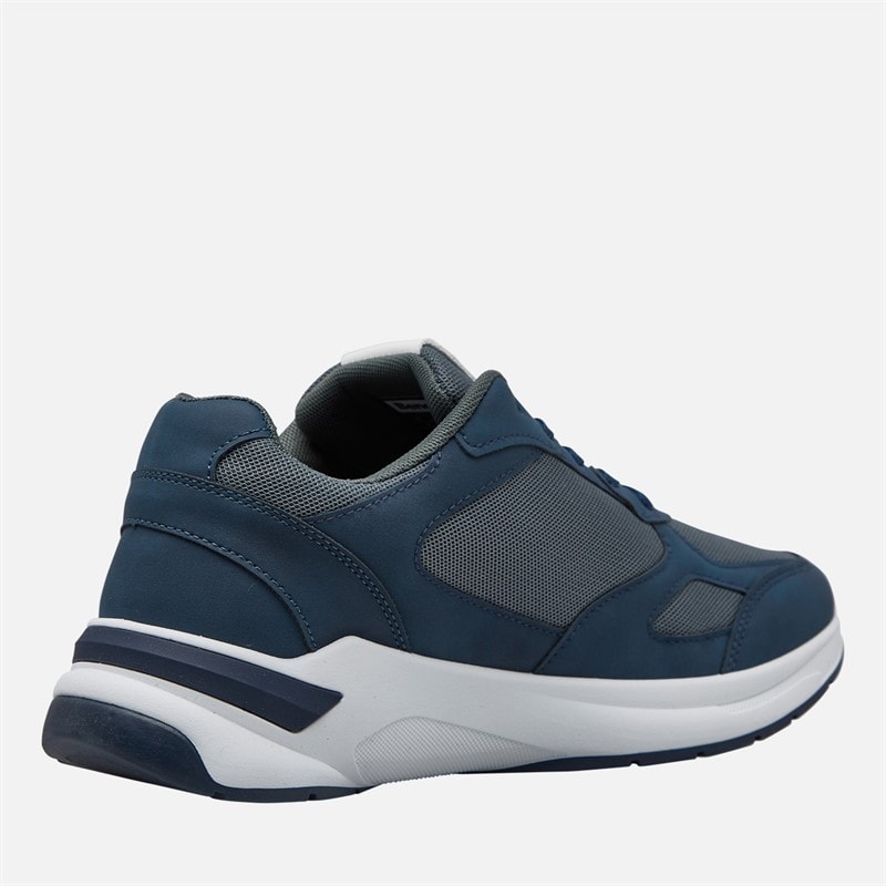 Bench Mens Derker Trainers Navy/Grey - Image 5