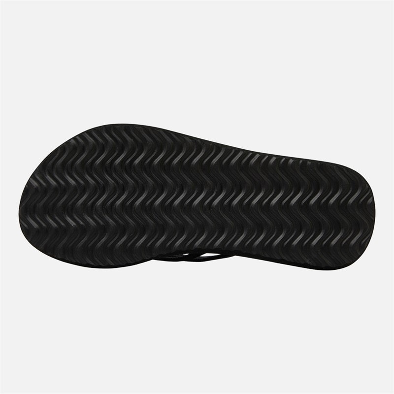 Bench Womens Invisa Flip Flops Black - Image 3