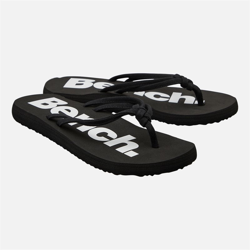 Bench Womens Invisa Flip Flops Black - Image 4