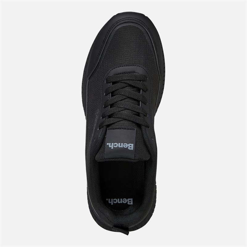 Bench Mens Dovestone Trainers Black - Image 4