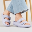 Bench Womens Ibbette Dual Strap Sandals Lilac