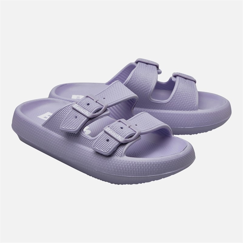 Bench Womens Ibbette Dual Strap Sandals Lilac - Image 5