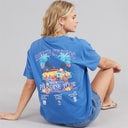 Bench Womens Craya T-Shirt Cobalt Blue