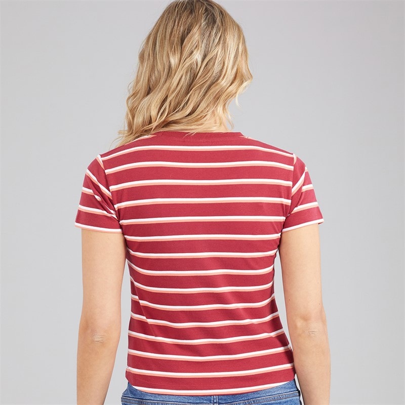 Bench Womens Miral T-Shirt Cranberry Juice - Image 2