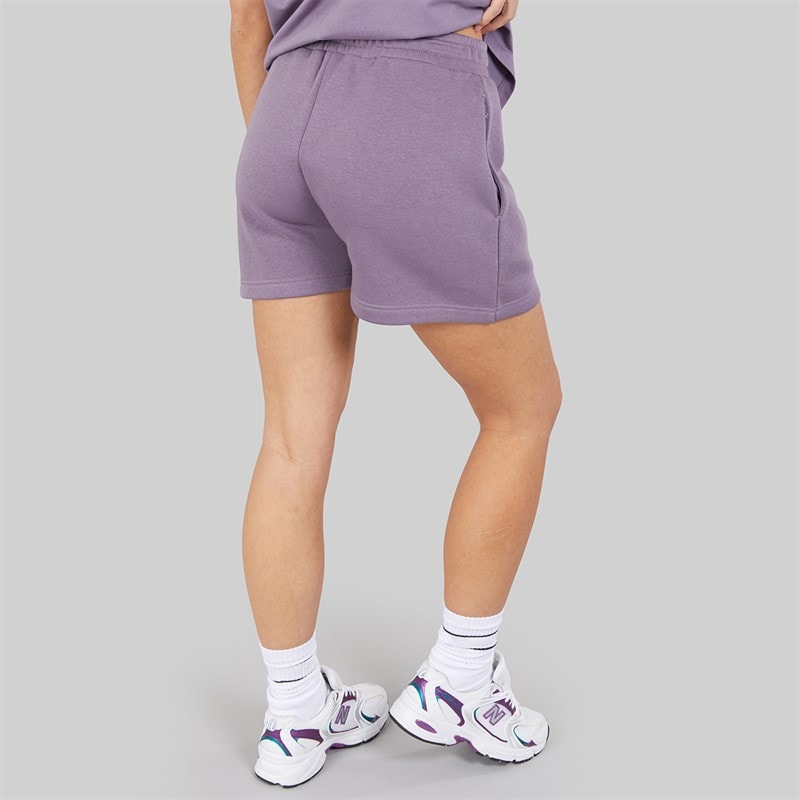Bench Womens Loanne Fleece Shorts Dusted Grapes - Image 2