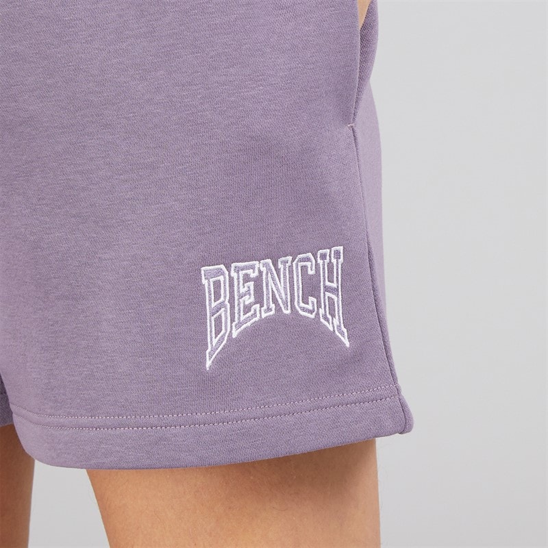 Bench Womens Loanne Fleece Shorts Dusted Grapes - Image 3