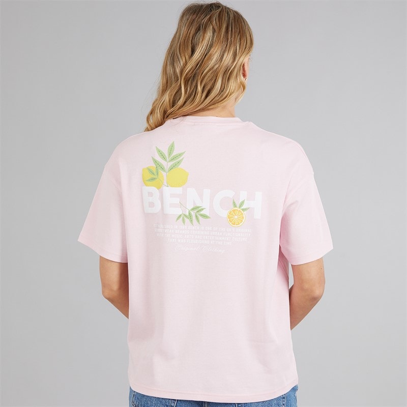 Bench Womens Kassa T-Shirt Pink - Image 3