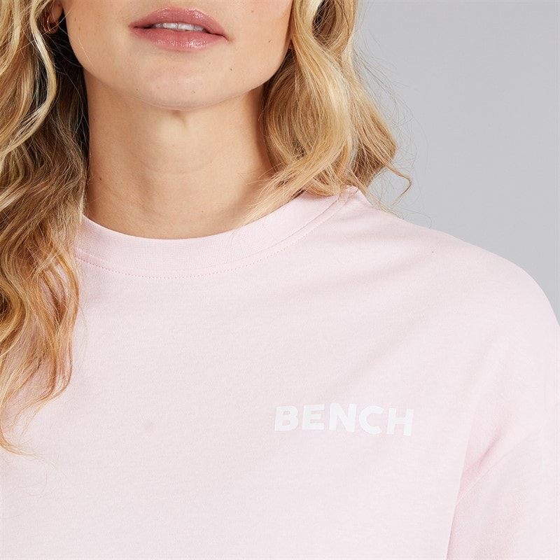 Bench Womens Kassa T-Shirt Pink - Image 5