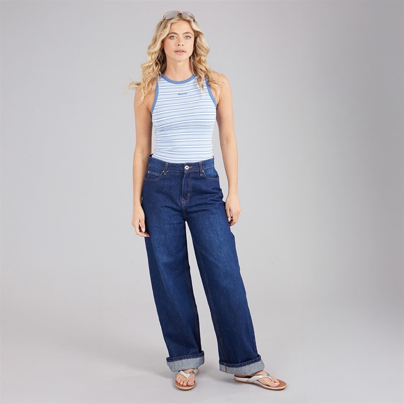 Bench Womens Elsu Vest Sky Stripe - Image 4