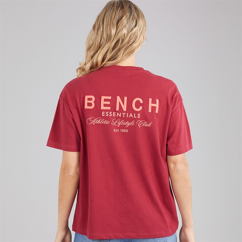 Bench Womens Jorgie T-Shirt Cranberry Juice - Image 2