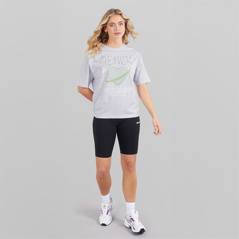 Bench Womens Jilen T-Shirt Grey Marl - Image 4