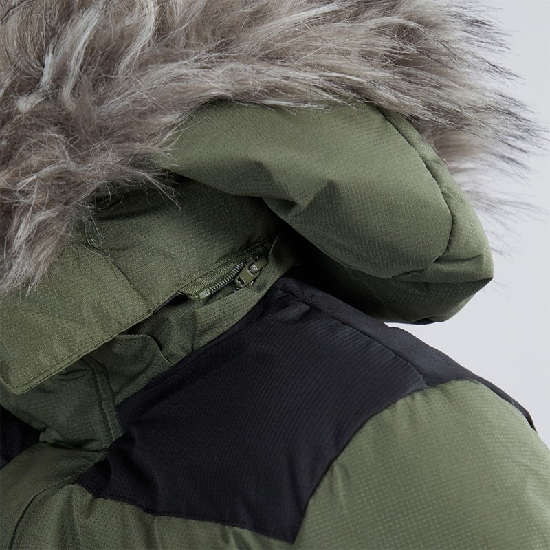 Bench Boys Propp Padded Parka Coat Khaki - Image 5