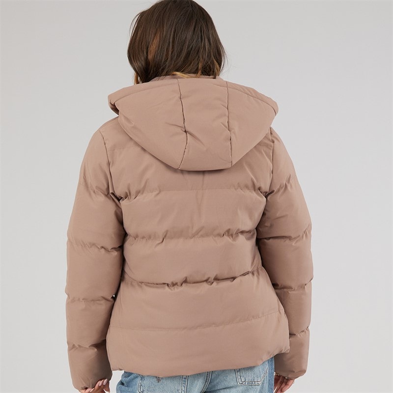 Bench Womens Atha Short Puffer Jacket Light Brown - Image 2