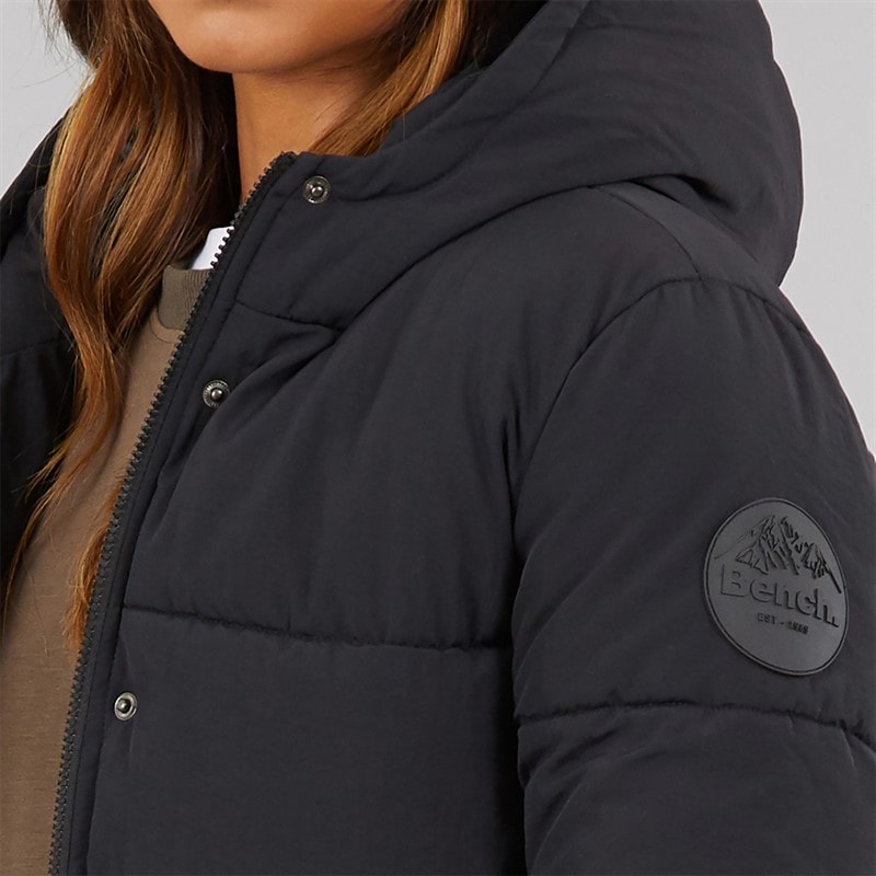 Bench Womens Alene Puffer Coat Black - Image 3