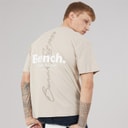 Bench Mens Terlon Oversized T-Shirt Stone Grey