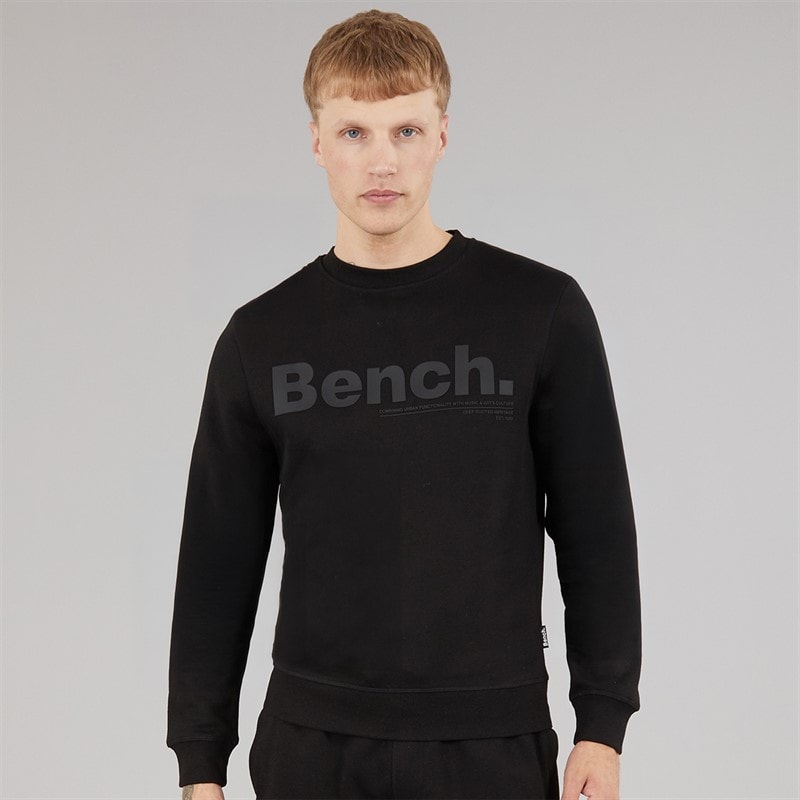 Bench Mens Elado Sweatshirt Black - Image 1