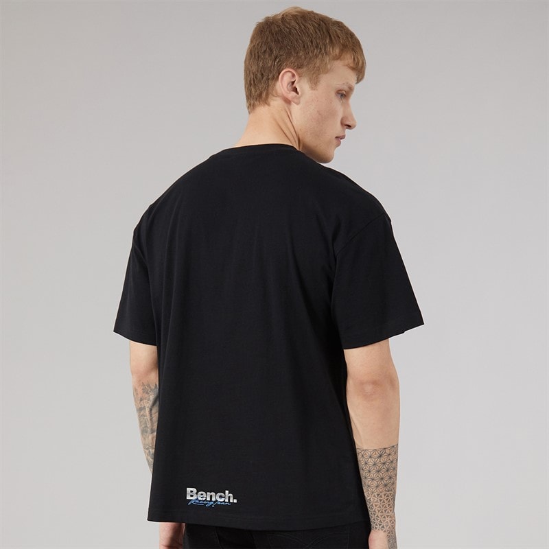 Bench Mens Alvera Oversized T-Shirt Black - Image 2