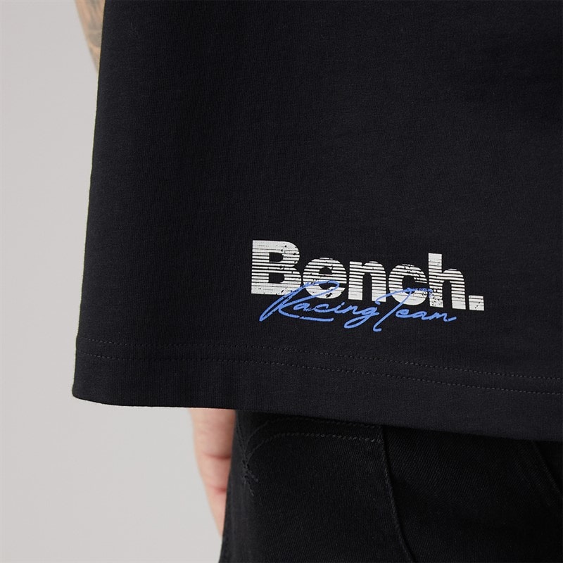 Bench Mens Alvera Oversized T-Shirt Black - Image 3