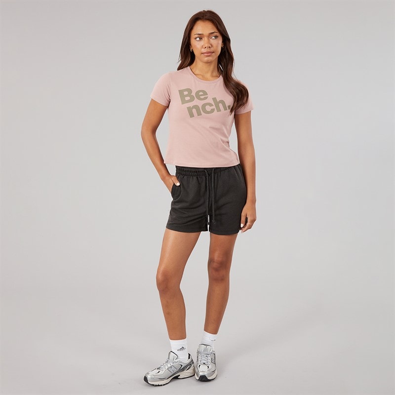 Bench Womens Aita Baby Fit T-Shirt Woodrose - Image 3