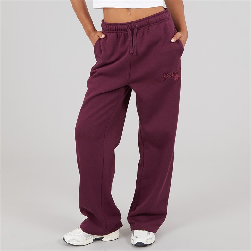Bench Womens Aradia Wide Leg Joggers Cherry Lacquer - Image 1